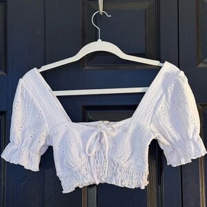 Urban Outfitters Eyelet Top
